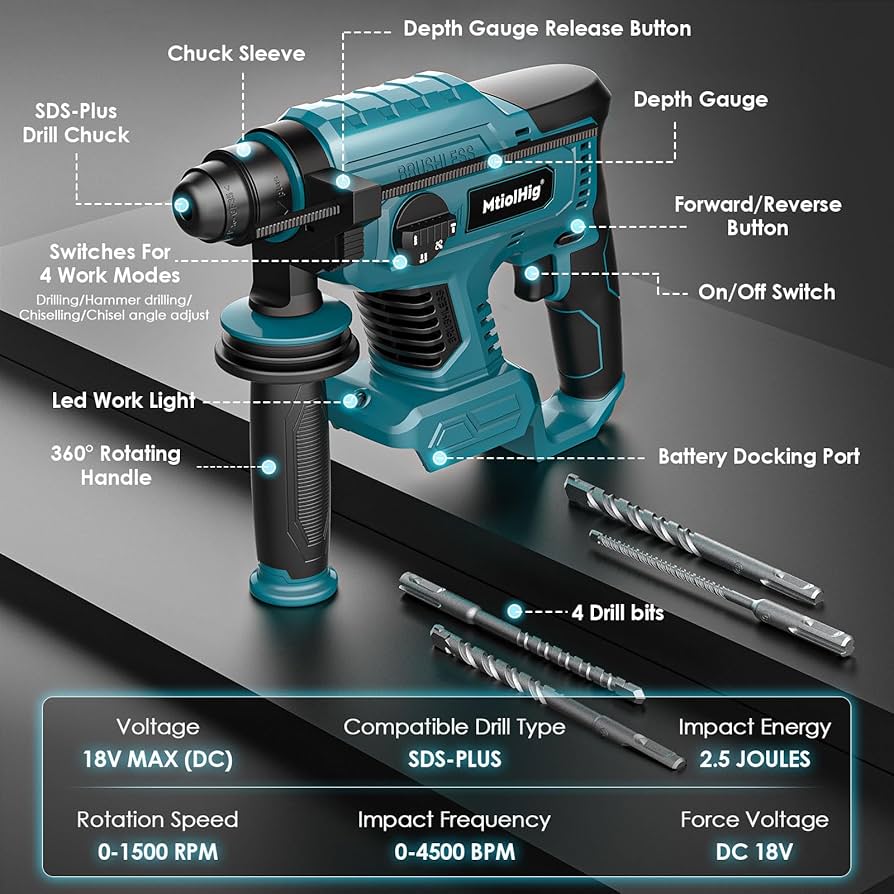 Makita - YAMATO7034 Makita 18V LXT Lithium-Ion Brushless Cordless Hammer Drill